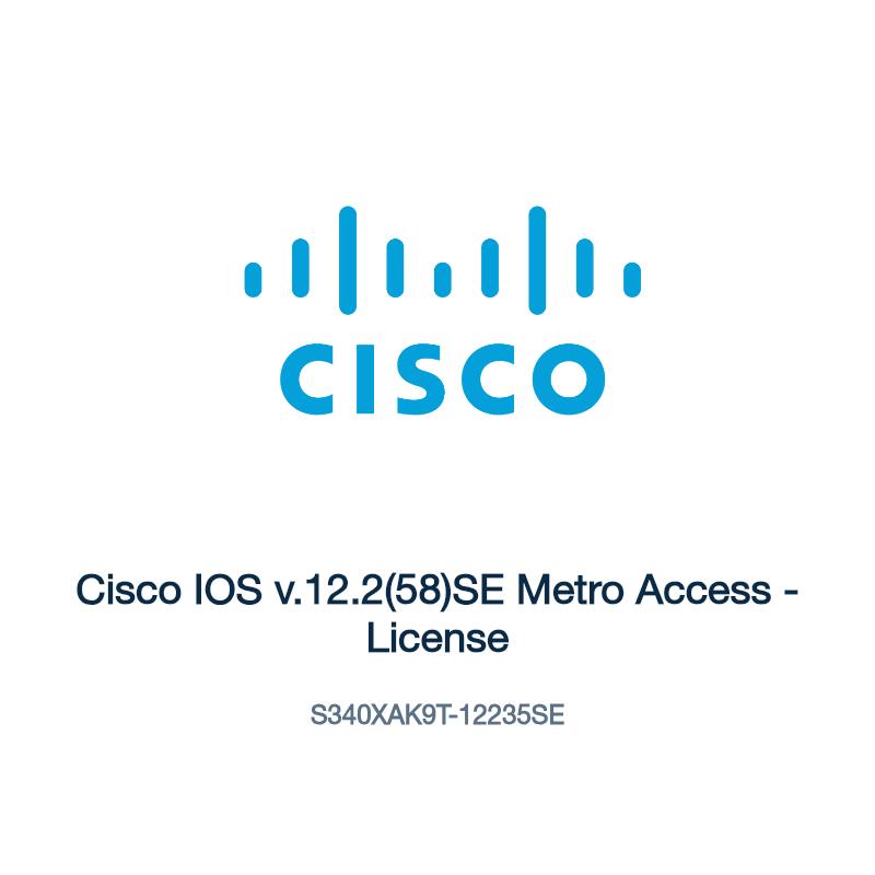S340XAK9T-12235SE: Cisco IOS v.12.2(58)SE Metro Access