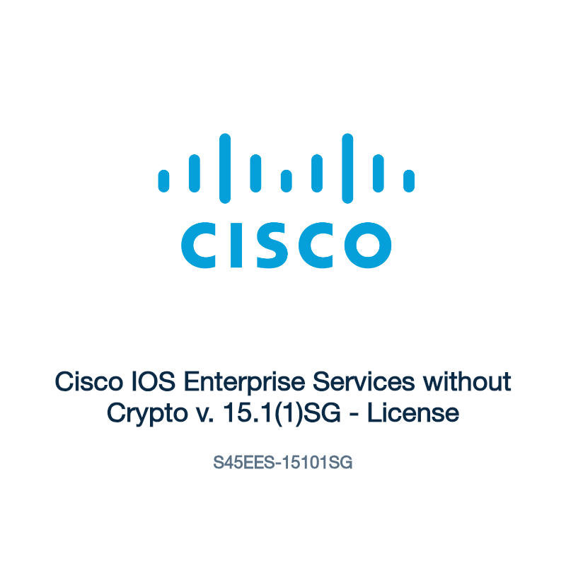 S45EES-15101SG: Cisco IOS Enterprise Services without Crypto v. 15.1(1)SG