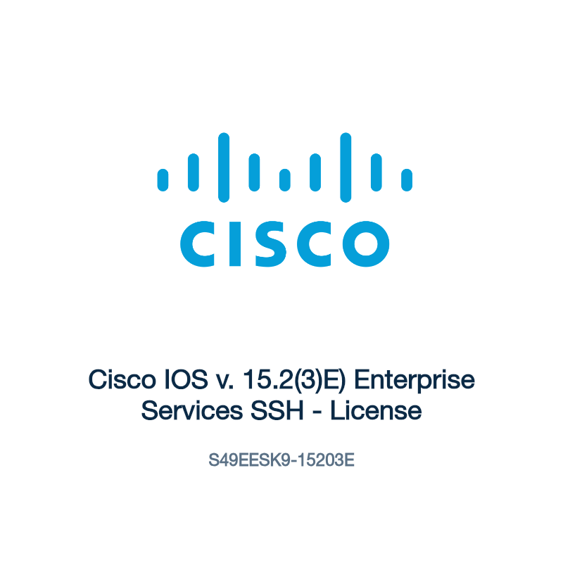 S49EESK9-15203E: Cisco IOS v. 15.2(3)E) Enterprise Services SSH