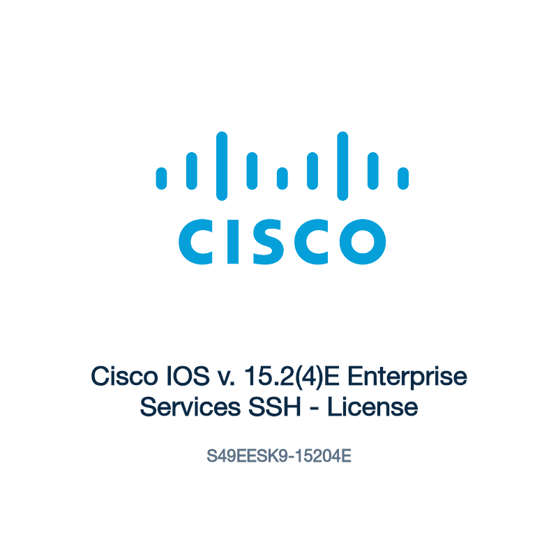 S49EESK9-15204E: Cisco IOS v. 15.2(4)E Enterprise Services SSH