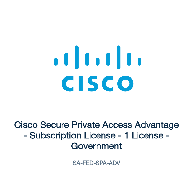 SA-FED-SPA-ADV: Cisco Secure Private Access Advantage