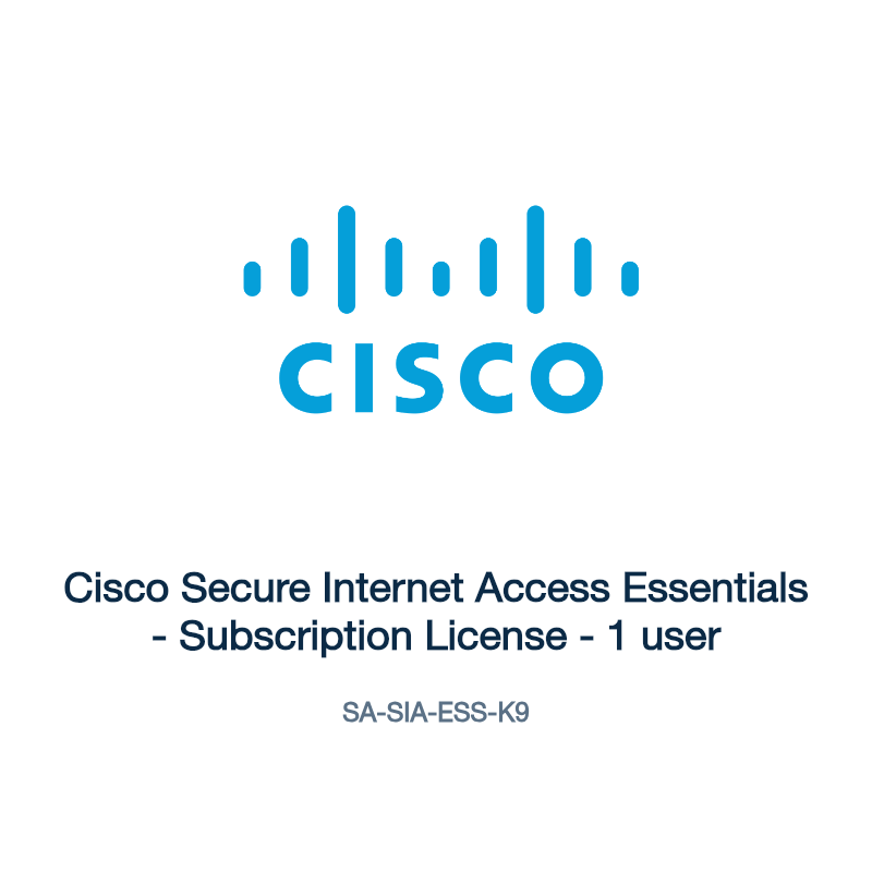 SA-SIA-ESS-K9: Cisco Secure Internet Access Essentials