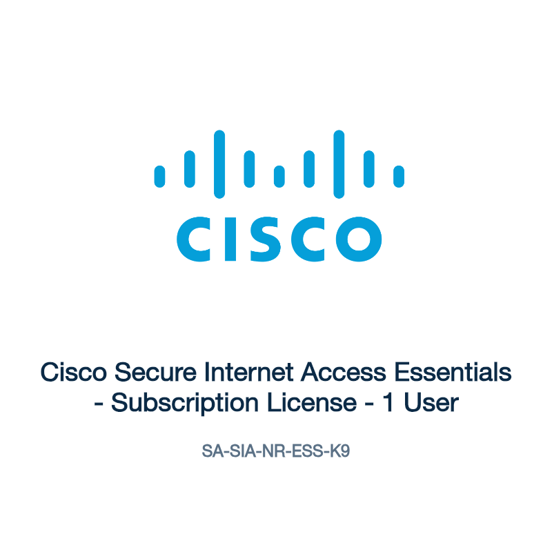 SA-SIA-NR-ESS-K9: Cisco Secure Internet Access Essentials