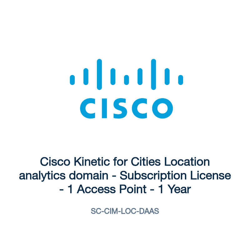 SC-CIM-LOC-DAAS: Cisco Kinetic for Cities Location analytics domain