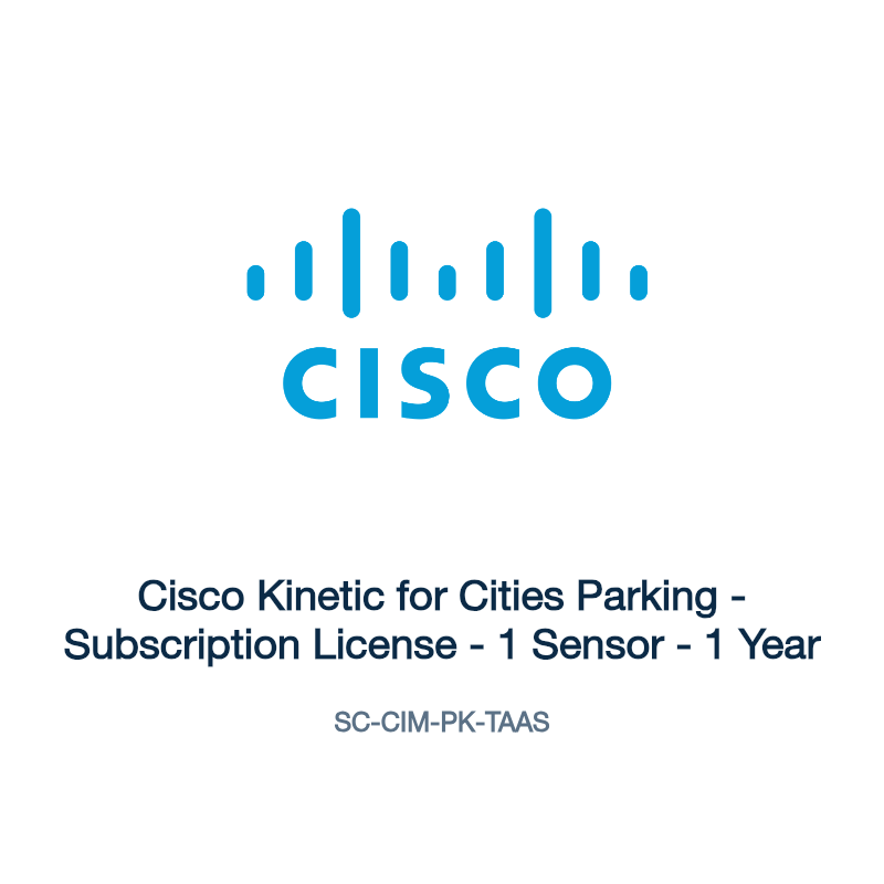SC-CIM-PK-TAAS: Cisco Kinetic for Cities Parking