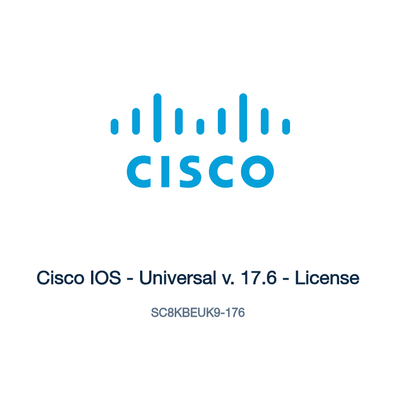 SC8KBEUK9-176: Cisco IOS - Universal v. 17.6 - License