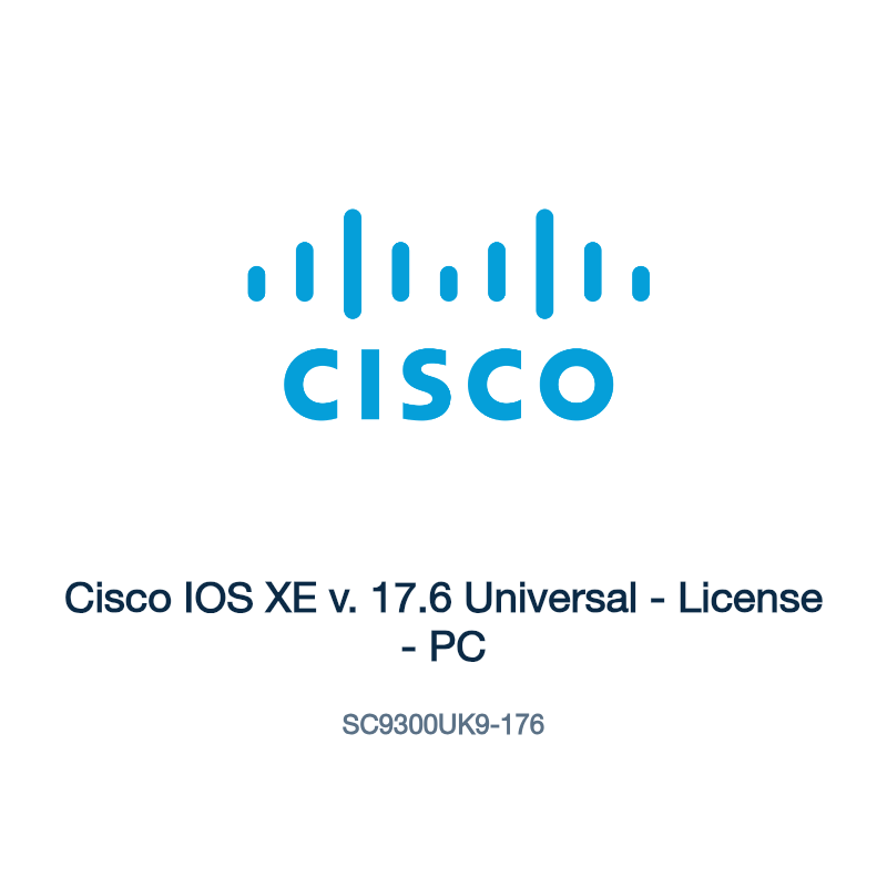 SC9300UK9-176: Cisco IOS XE v. 17.6 Universal