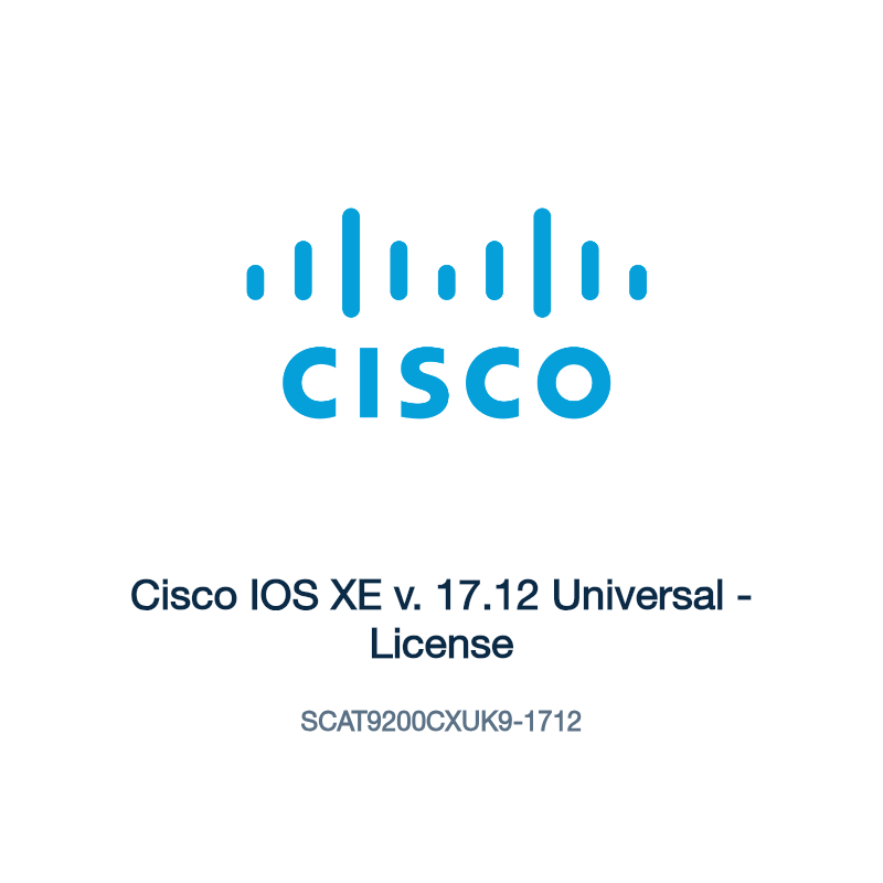 SCAT9200CXUK9-1712: Cisco IOS XE v. 17.12 Universal
