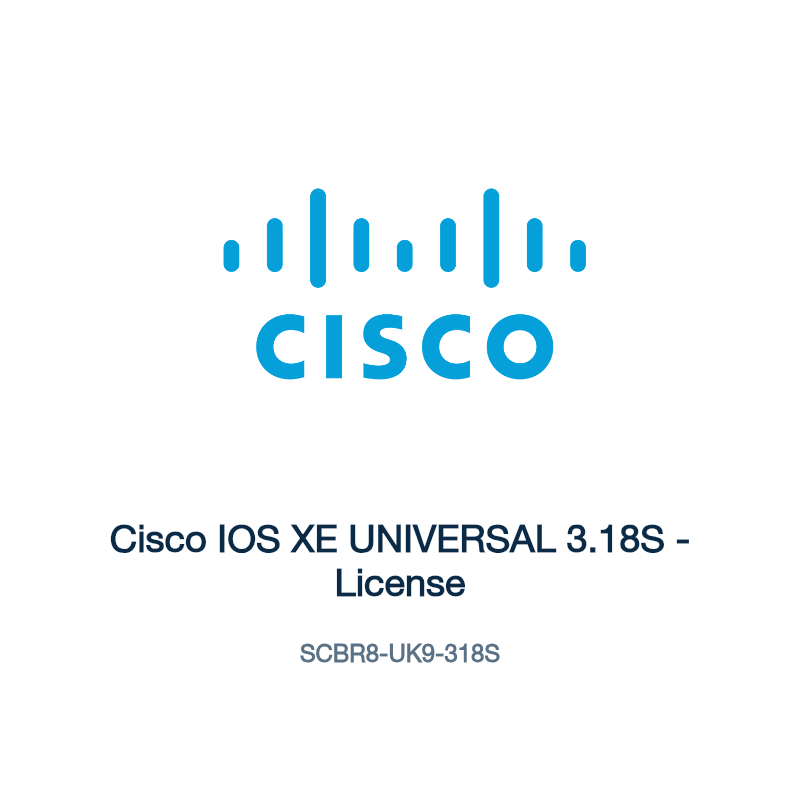 SCBR8-UK9-318S: Cisco IOS XE UNIVERSAL 3.18S