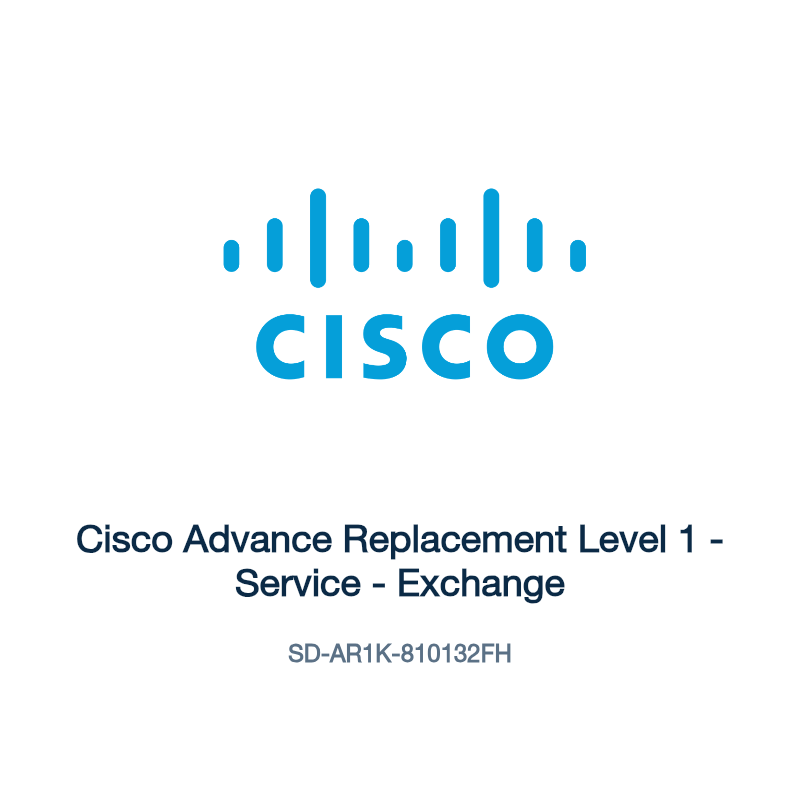 SD-AR1K-810132FH: Cisco Advance Replacement Level 1