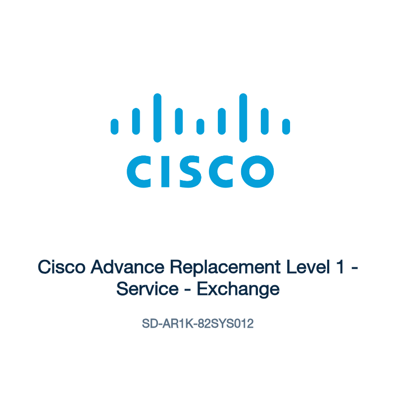 SD-AR1K-82SYS012: Cisco Advance Replacement Level 1