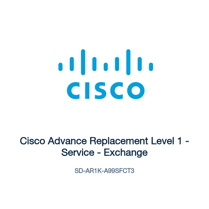 SD-AR1K-A99SFCT3: Cisco Advance Replacement Level 1