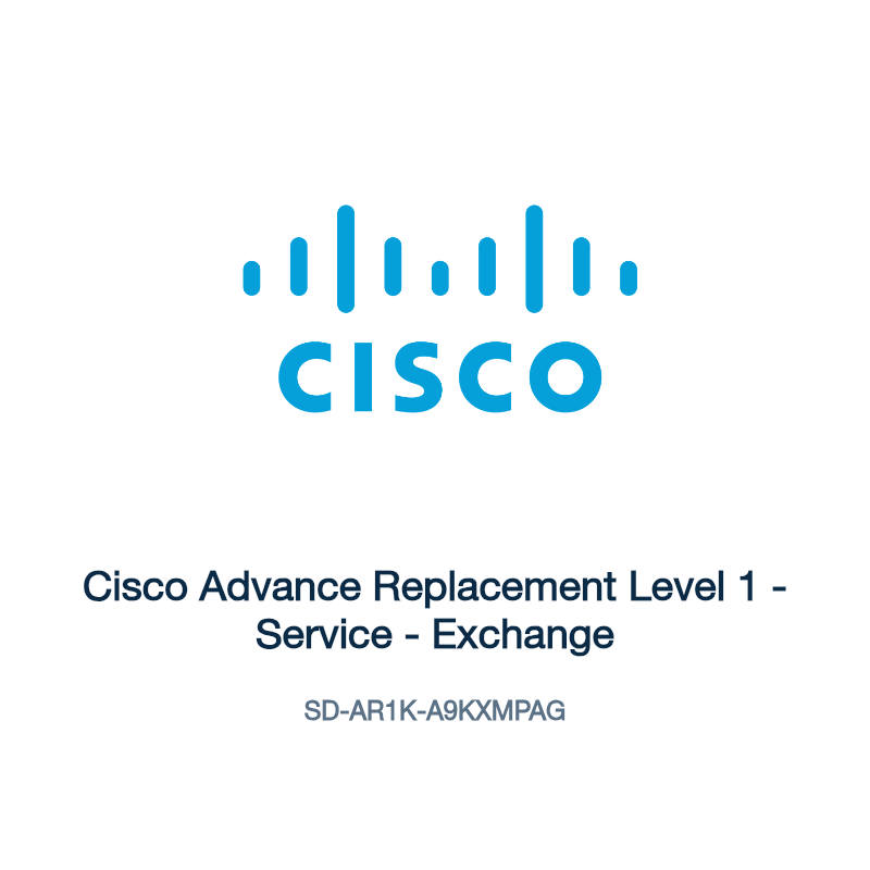 SD-AR1K-A9KXMPAG: Cisco Advance Replacement Level 1