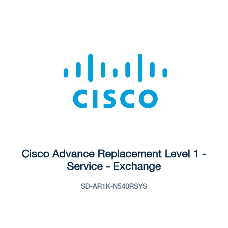 SD-AR1K-N540RSYS: Cisco Advance Replacement Level 1