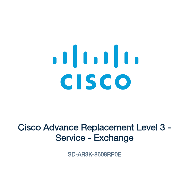 SD-AR3K-8608RP0E: Cisco Advance Replacement Level 3