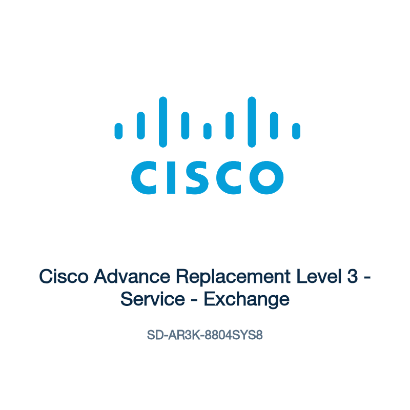 SD-AR3K-8804SYS8: Cisco Advance Replacement Level 3