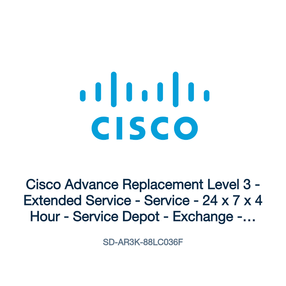 SD-AR3K-88LC036F: Cisco Advance Replacement Level 3