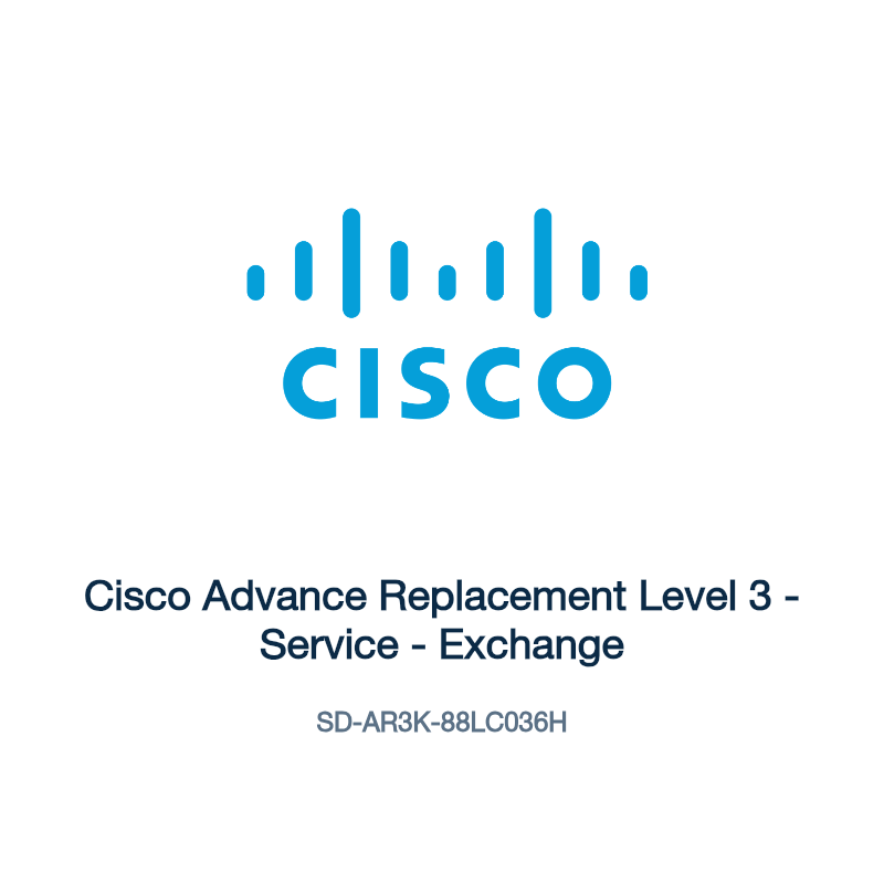 SD-AR3K-88LC036H: Cisco Advance Replacement Level 3