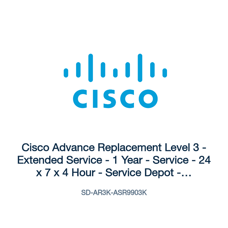 SD-AR3K-ASR9903K: Cisco Advance Replacement Level 3
