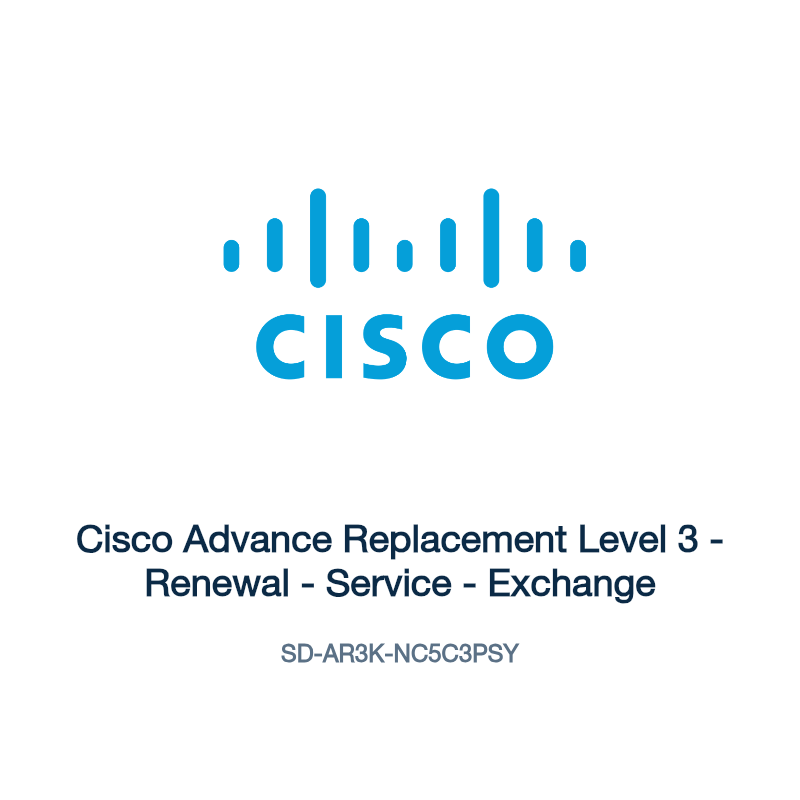 SD-AR3K-NC5C3PSY: Cisco Advance Replacement Level 3