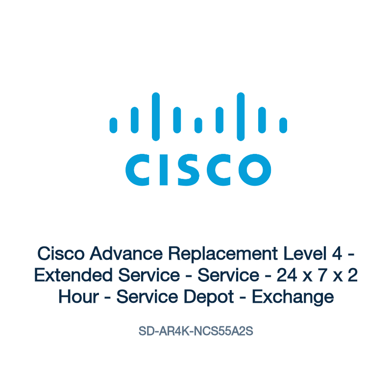 SD-AR4K-NCS55A2S: Cisco Advance Replacement Level 4