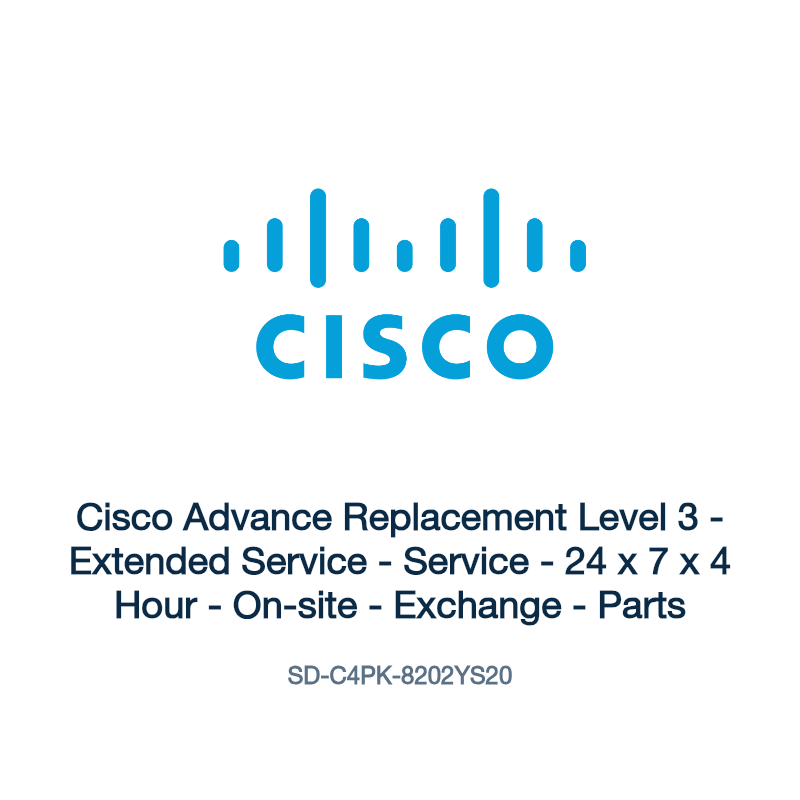 SD-C4PK-8202YS20: Cisco Advance Replacement Level 3