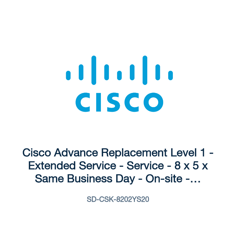 SD-CSK-8202YS20: Cisco Advance Replacement Level 1