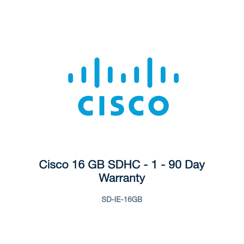 SD-IE-16GB: Cisco 16 GB SDHC