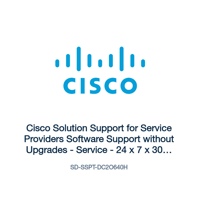 SD-SSPT-DC2O640H: Cisco Solution Support for Service Providers Software Support without