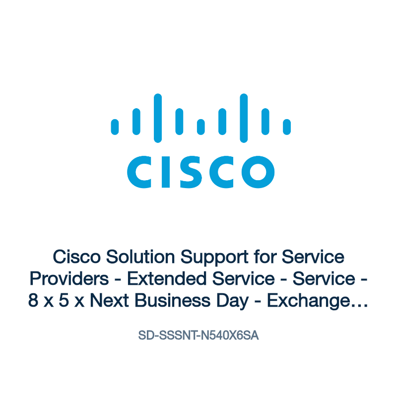SD-SSSNT-N540X6SA: Cisco Solution Support for Service Providers
