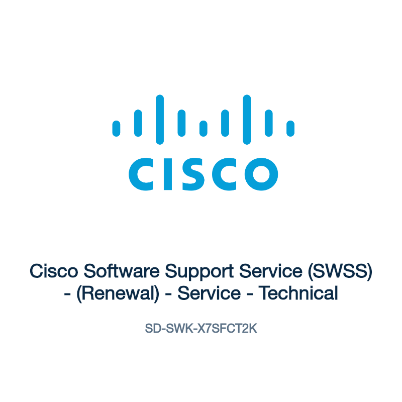 SD-SWK-X7SFCT2K: Cisco Software Support Service (SWSS)