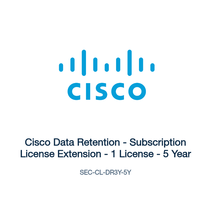 SEC-CL-DR3Y-5Y: Cisco Data Retention
