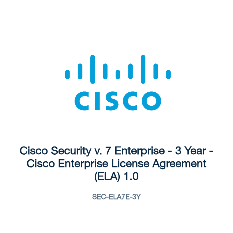 SEC-ELA7E-3Y: Cisco Security v. 7 Enterprise