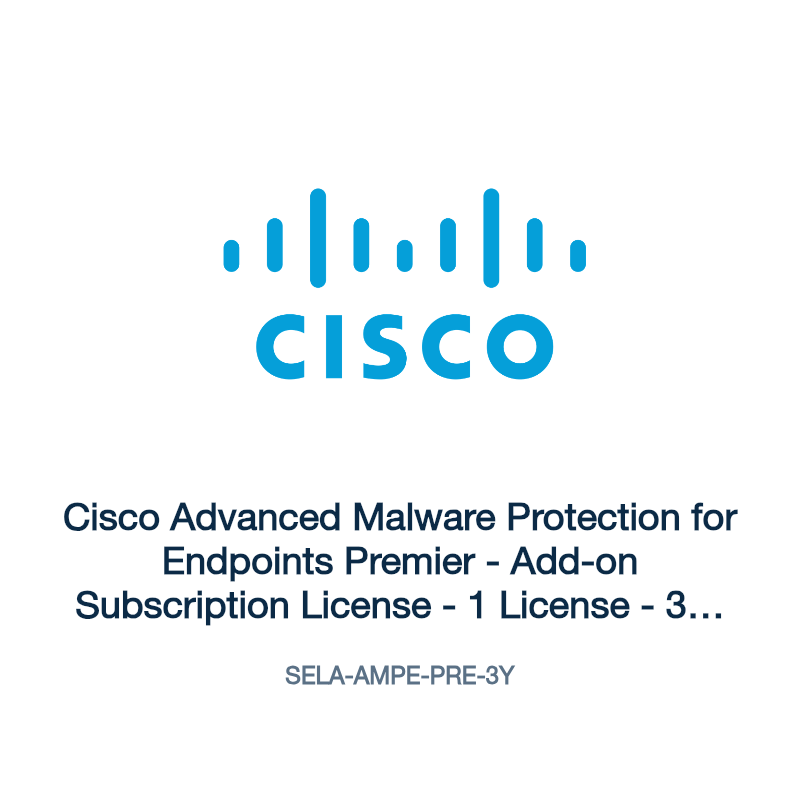 SELA-AMPE-PRE-3Y: Cisco Advanced Malware Protection for Endpoints Premier