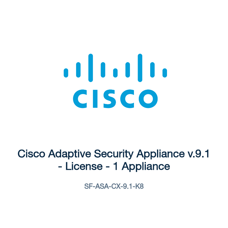 SF-ASA-CX-9.1-K8: Cisco Adaptive Security Appliance v.9.1
