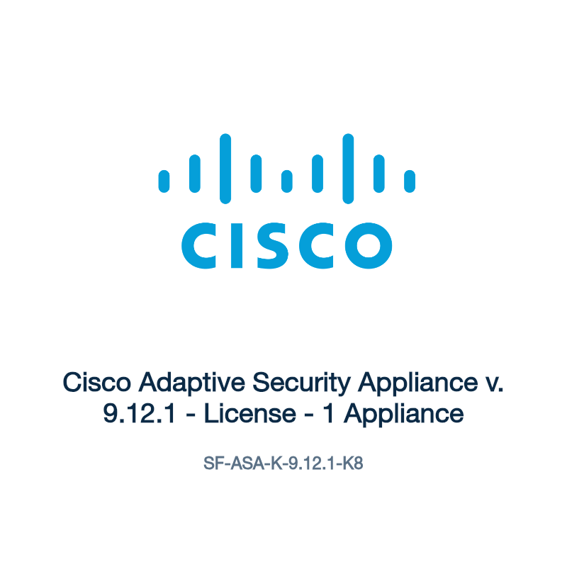 SF-ASA-K-9.12.1-K8: Cisco Adaptive Security Appliance v. 9.12.1