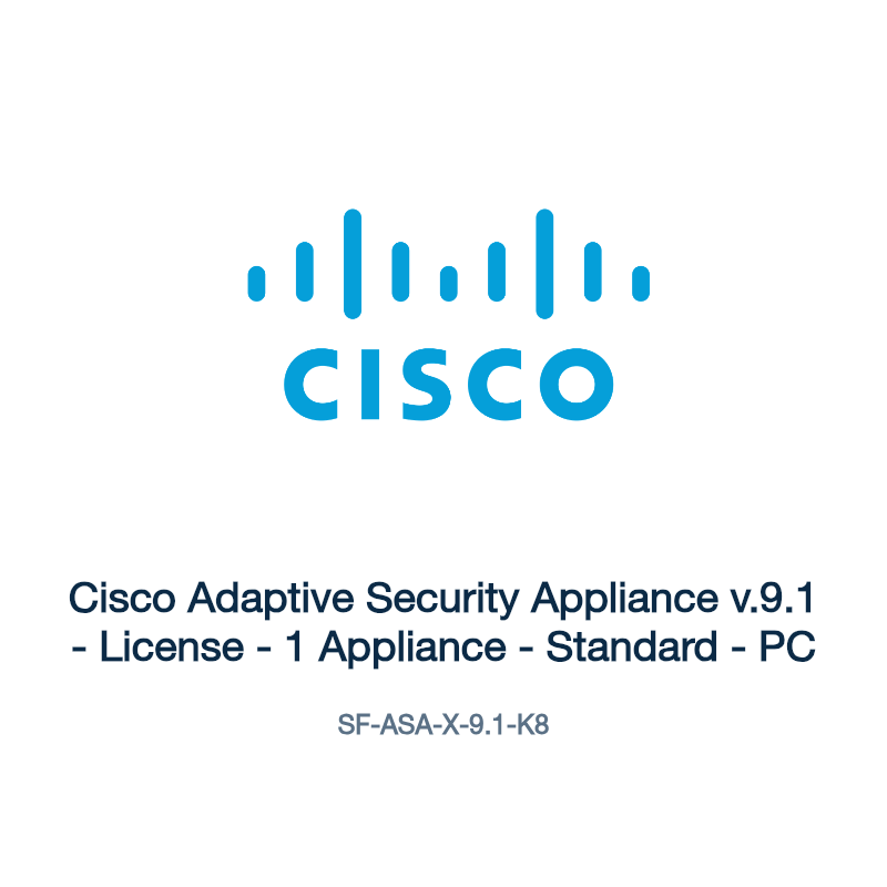 SF-ASA-X-9.1-K8: Cisco Adaptive Security Appliance v.9.1