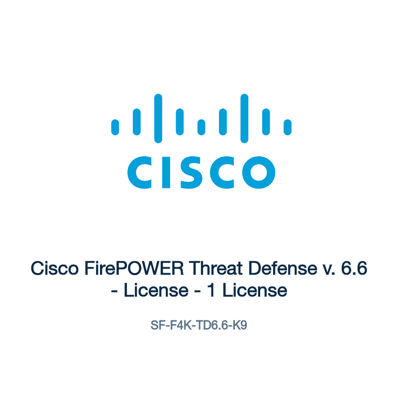SF-F4K-TD6.6-K9: Cisco FirePOWER Threat Defense v. 6.6