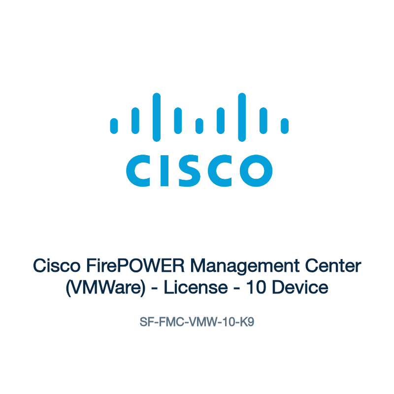 SF-FMC-VMW-10-K9: Cisco FirePOWER Management Center (VMWare)