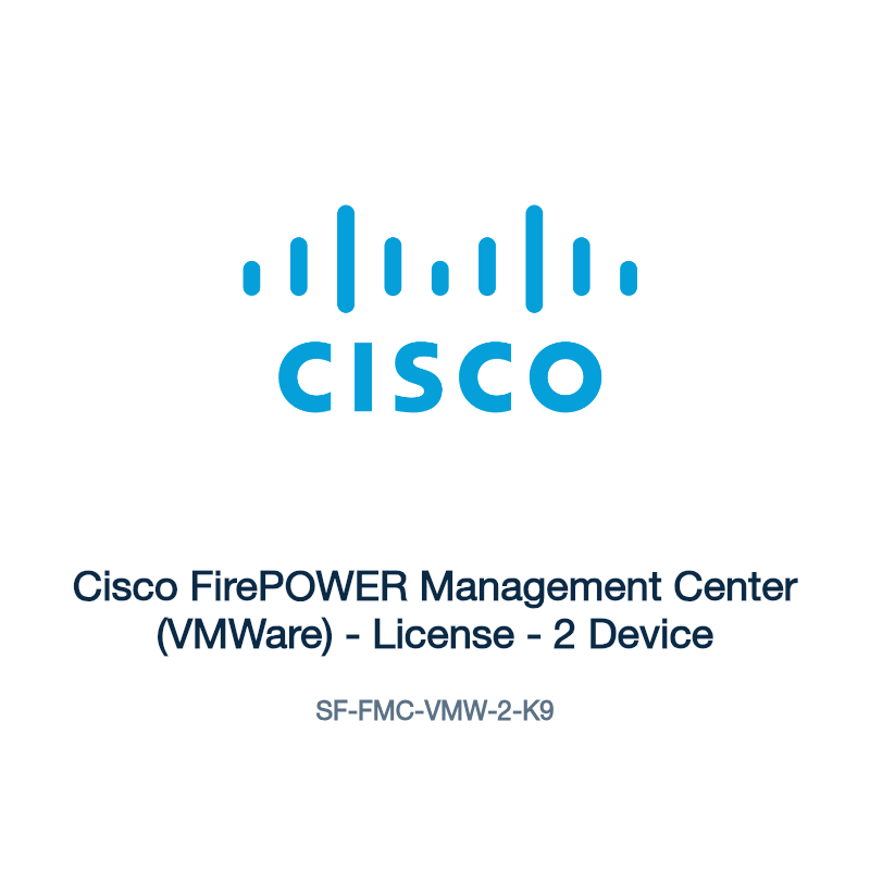 SF-FMC-VMW-2-K9: Cisco FirePOWER Management Center (VMWare)