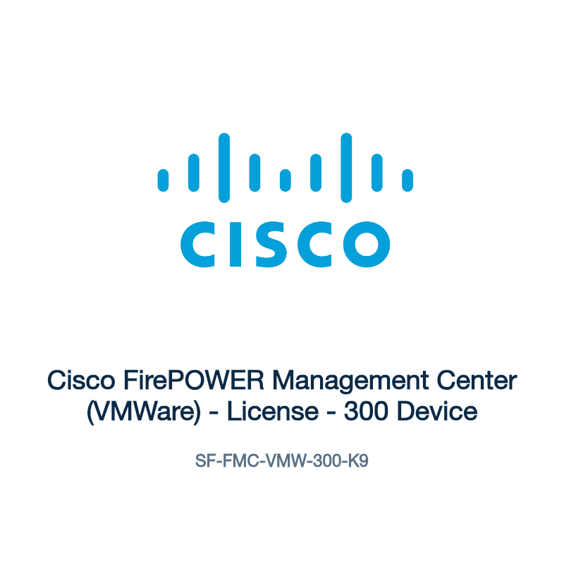 SF-FMC-VMW-300-K9: Cisco FirePOWER Management Center (VMWare)