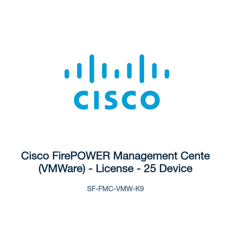 SF-FMC-VMW-K9: Cisco FirePOWER Management Cente (VMWare)