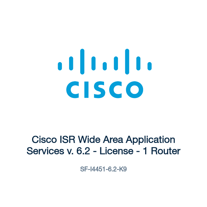 SF-I4451-6.2-K9: Cisco ISR Wide Area Application Services v. 6.2