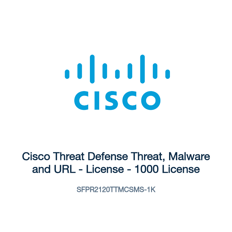 SFPR2120TTMCSMS-1K: Cisco Threat Defense Threat, Malware and URL
