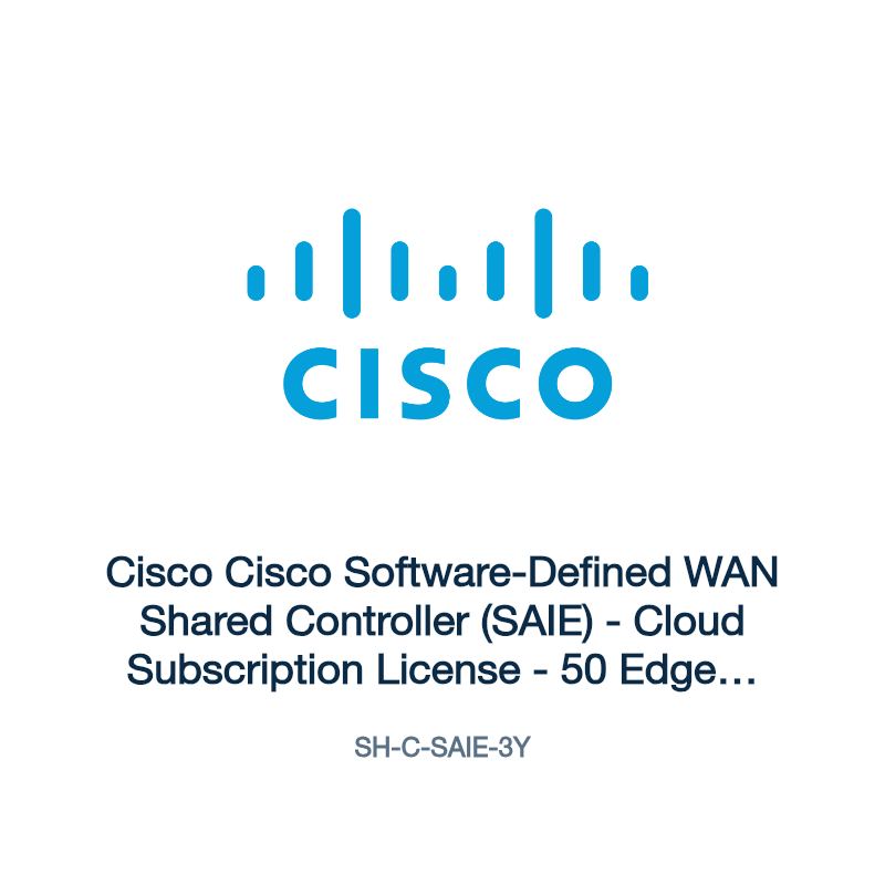 SH-C-SAIE-3Y: Cisco Cisco Software-Defined WAN Shared Controller (SAIE)