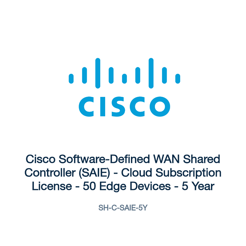 SH-C-SAIE-5Y: Cisco Software-Defined WAN Shared Controller (SAIE)