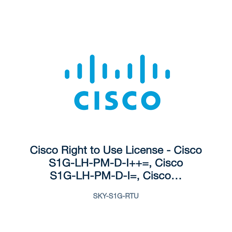 SKY-S1G-RTU: Cisco Right to Use License