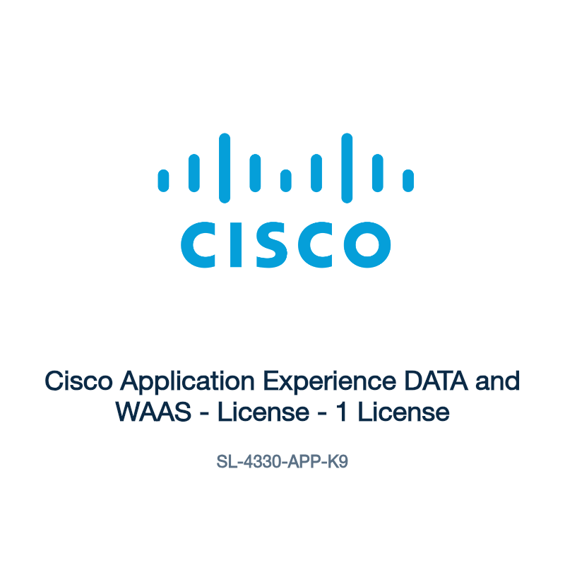 SL-4330-APP-K9: Cisco Application Experience DATA and WAAS