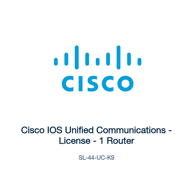 SL-44-UC-K9: Cisco IOS Unified Communications