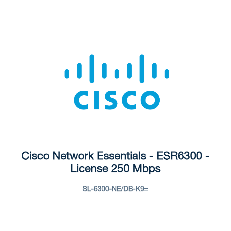 SL-6300-NE/DB-K9=: Cisco Network Essentials